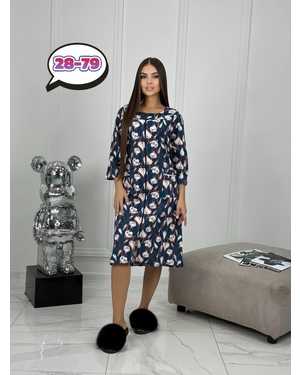 ХАЛАТ В РАЗМЕР ТКАНЬ ТРИКОТАЖ С НАЧЁСОМ