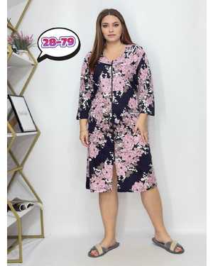 ХАЛАТ В РАЗМЕР ТКАНЬ ТРИКОТАЖ