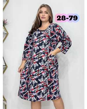 ХАЛАТ В РАЗМЕР ТКАНЬ ТРИКОТАЖ