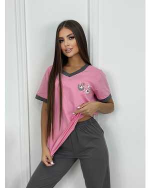 ПИЖАМА В РАЗМЕР ТКАНЬ ХЛОПОК