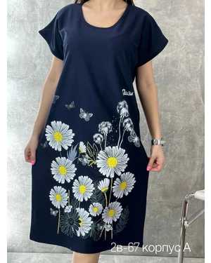 ТУНИКА В РАЗМЕР ТКАНЬ ХЛОПОК