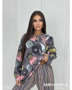 ПИЖАМА В РАЗМЕР ТКАНЬ ХЛОПОК