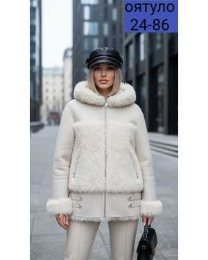 ДУБЛЁНКА ТКАНЬ УТЕПЛИТЕЛЬ С МЕХОМ