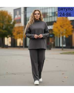 ЖЕНСКИЙ КОСТЮМ ДВОЙКА ТКАНЬ ЛАПША