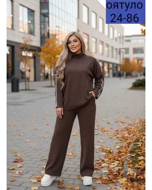 ЖЕНСКИЙ КОСТЮМ ДВОЙКА ТКАНЬ ЛАПША