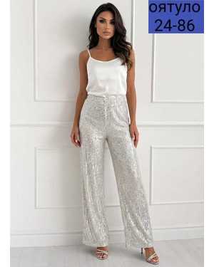 ШТАНЫ ТКАНЬ ПАЕТКА С ПОДКЛАДКОЙ
