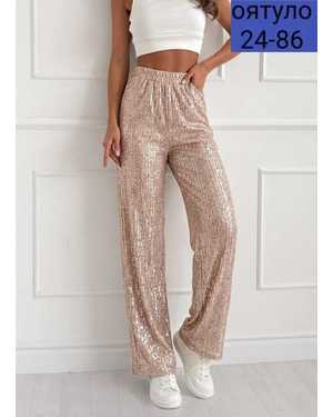ШТАНЫ ТКАНЬ ПАЕТКА С ПОДКЛАДКОЙ