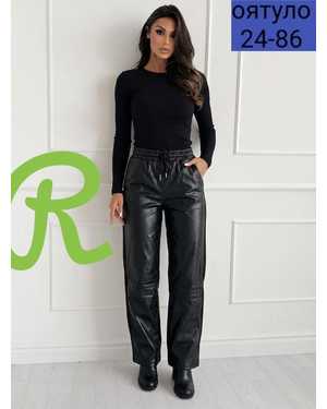 ШТАНЫ ТКАНЬ КОЖА, ТРИКОТАЖ СТРЕЙЧ