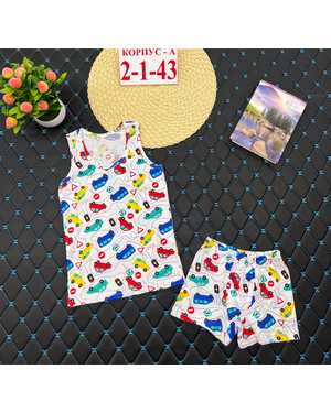 МАЙКА ШОРТЫ ТКАНЬ ХЛОПОК