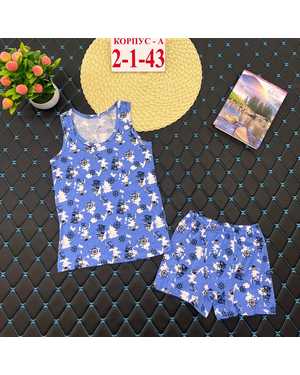 МАЙКА ШОРТЫ ТКАНЬ ХЛОПОК