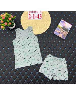 МАЙКА ШОРТЫ ТКАНЬ ХЛОПОК