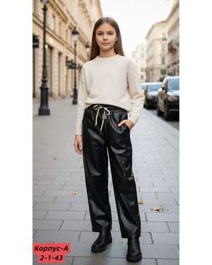 ШТАНЫ ТКАНЬ КОЖА
