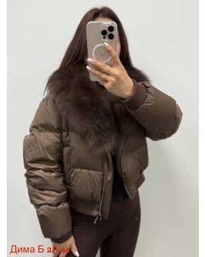 БОМБЕР ТКАНЬ НАТУР МЕХ ПЕСЦА