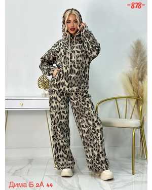 ЖЕНСКИЙ КОСТЮМ ТКАНЬ МЕХ