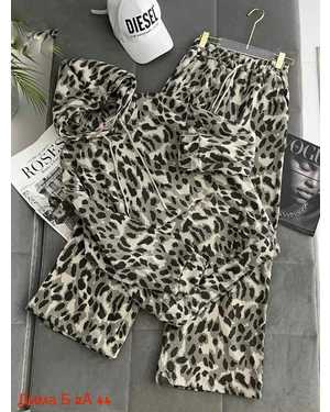 ЖЕНСКИЙ КОСТЮМ ТКАНЬ МЕХ