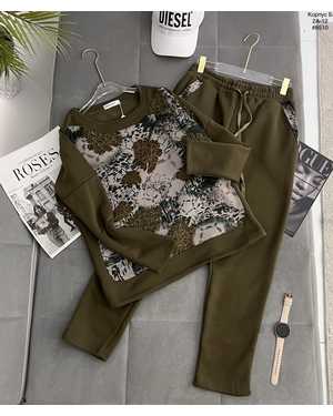 ЖЕНСКИЙ КОСТЮМ ДВОЙКА ТКАНЬ ФЛИС