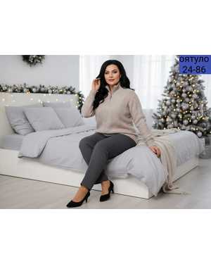 СВИТЕР ТКАНЬ ВЯЗАНЫЙ КАШМИР