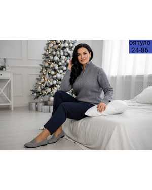 СВИТЕР ТКАНЬ ВЯЗАНЫЙ КАШМИР