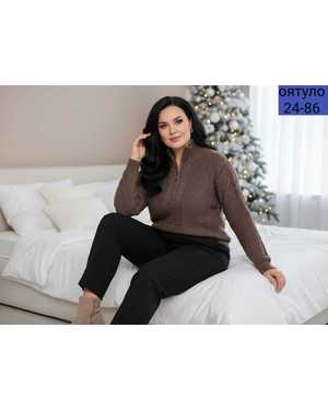 СВИТЕР ТКАНЬ ВЯЗАНЫЙ КАШМИР