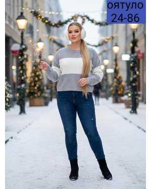 СВИТЕР ТКАНЬ ТЁПЛЫЙ КАШЕМИР ЛАПША