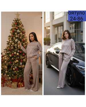 ЖЕНСКИЙ КОСТЮМ ДВОЙКА ТКАНЬ ФАБРИЧНЫЙ КИТАЙ