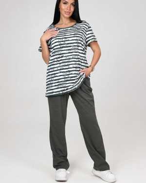 ПИЖАМА В РАЗМЕР ТКАНЬ ХЛОПОК