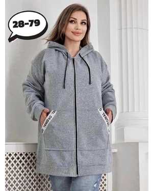 ТОЛСТОВКА В РАЗМЕР ТКАНЬ ФЛИС