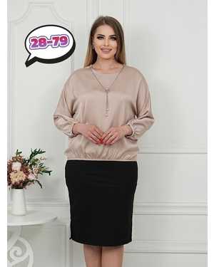 БЛУЗКА В РАЗМЕР ТКАНЬ МАСЛО