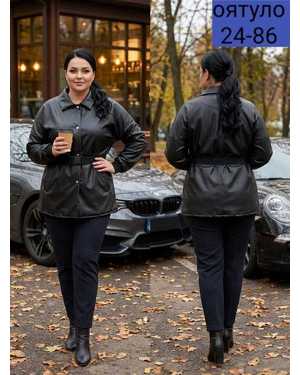 КУРТКА ТКАНЬ ЭКО-КОЖА