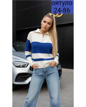 СВИТЕР ТКАНЬ КАШЕМИРОВАЯ ЛАПША