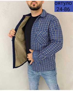 РУБАШКА ТКАНЬ КЛЕТИЧНЫЙ ХБ + МЕХ