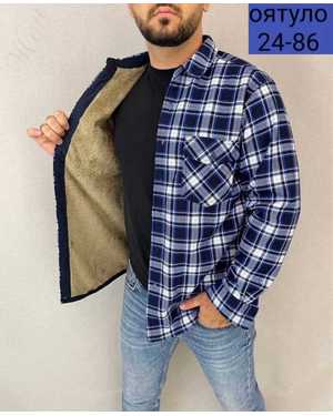 РУБАШКА ТКАНЬ КЛЕТИЧНЫЙ ХБ + МЕХ