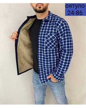 РУБАШКА ТКАНЬ КЛЕТИЧНЫЙ ХБ + МЕХ