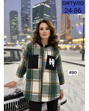 РУБАШКА ТКАНЬ КАШЕМИР С МЕХОМ