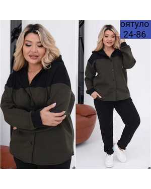 ЖЕНСКИЙ КОСТЮМ ДВОЙКА ТКАНЬ ФЛИС С НАЧЁСОМ