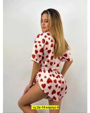 ПИЖАМА ТКАНЬ ШЕЛК