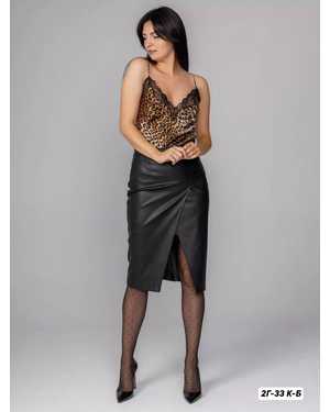 ЮБКА ТКАНЬ ЭКОКОЖА