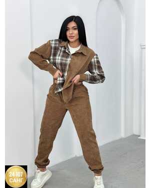 ЖЕНСКИЙ КОСТЮМ ДВОЙКА ТКАНЬ ВЕЛЬВЕТ