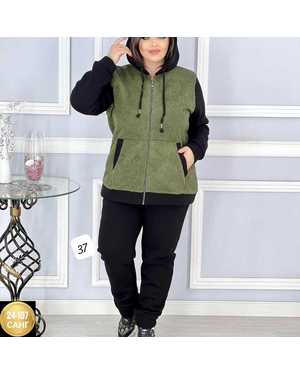 ЖЕНСКИЙ КОСТЮМ ДВОЙКА ТКАНЬ БАРАШЕК + ФЛИС