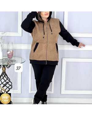 ЖЕНСКИЙ КОСТЮМ ДВОЙКА ТКАНЬ БАРАШЕК + ФЛИС