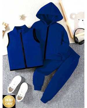 ДЕТСКИЙ КОСТЮМ ТРОЙКА ТКАНЬ ФЛИС С НАЧЁСОМ