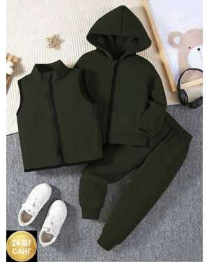 ДЕТСКИЙ КОСТЮМ ТРОЙКА ТКАНЬ ФЛИС С НАЧЁСОМ