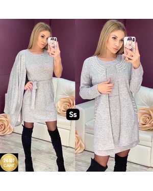 ЖЕНСКИЙ КОСТЮМ ДВОЙКА ТКАНЬ АНГОРА