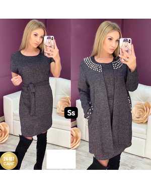 ЖЕНСКИЙ КОСТЮМ ДВОЙКА ТКАНЬ АНГОРА