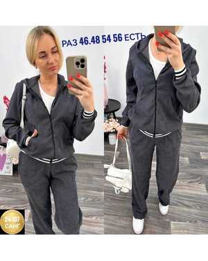 ЖЕНСКИЙ КОСТЮМ ДВОЙКА ТКАНЬ ВЕЛЮР