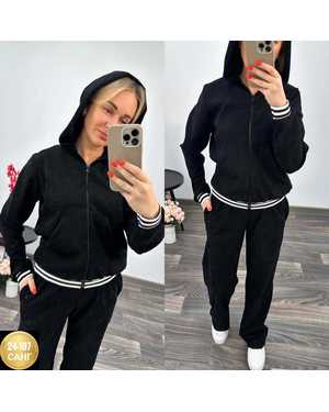 ЖЕНСКИЙ КОСТЮМ ДВОЙКА ТКАНЬ ВЕЛЮР