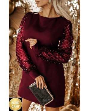 ПЛАТЬЕ ТКАНЬ КРЕП+СЕТКА