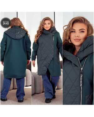 КАРДИГАН ТКАНЬ СТЁГАНКА НА ФЛИСЕ С ПОДКЛАДКАМИ