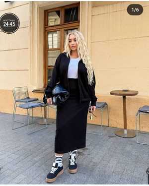 ЖЕНСКИЙ КОСТЮМ ДВОЙКА ТКАНЬ КАШЕМИР, ЛАПША