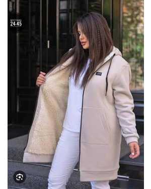 КАРДИГАН ТКАНЬ ФЛИС (ПОДКЛАДКА БАРАШЕК)